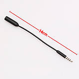 Перехідник Jack 3.5 мм на Jack 3.5 мм 4pin Штекер Аудіо Роз'єм Стерео, фото 5