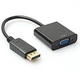 Перехідник DisplayPort на VGA Емулятор Конвертер Адаптер Дисплейпорт, фото 6