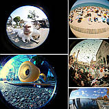 Лінзи для телефона (об'єктиви) 3 в 1 — FishEye, Super Wide, макро Selfie Cam Lens рожеві, фото 6