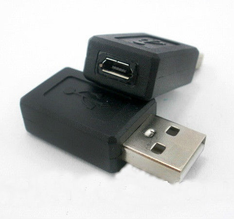 Адаптер Перехідник USB2.0 (тато) на MicroUSB (мама), фото 1