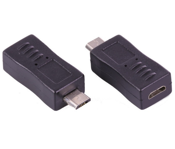 Адаптер Перехідник MicroUSB (мама) на Micro USB (тато), фото 1