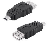 Адаптер Переходник OTG USB2.0 (мама) на Mini USB (папа)