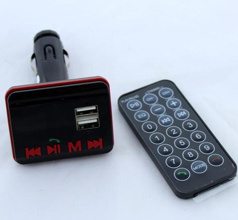 Трансмітер FM Bluetooth 2 USB SD AUX Модулятор Гучний зв'язок Зарядка