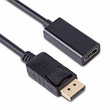 Перехідник DisplayPort на HDMI Адаптер Дисплейпорт, фото 5