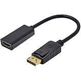 Перехідник DisplayPort на HDMI Адаптер Дисплейпорт, фото 8