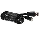 Кабель Lightning для заряджання iPhone 5/5S/6/6 iPad USB у Тканинний Опплетенці Шнур 1 м. Різні кольори, фото 4