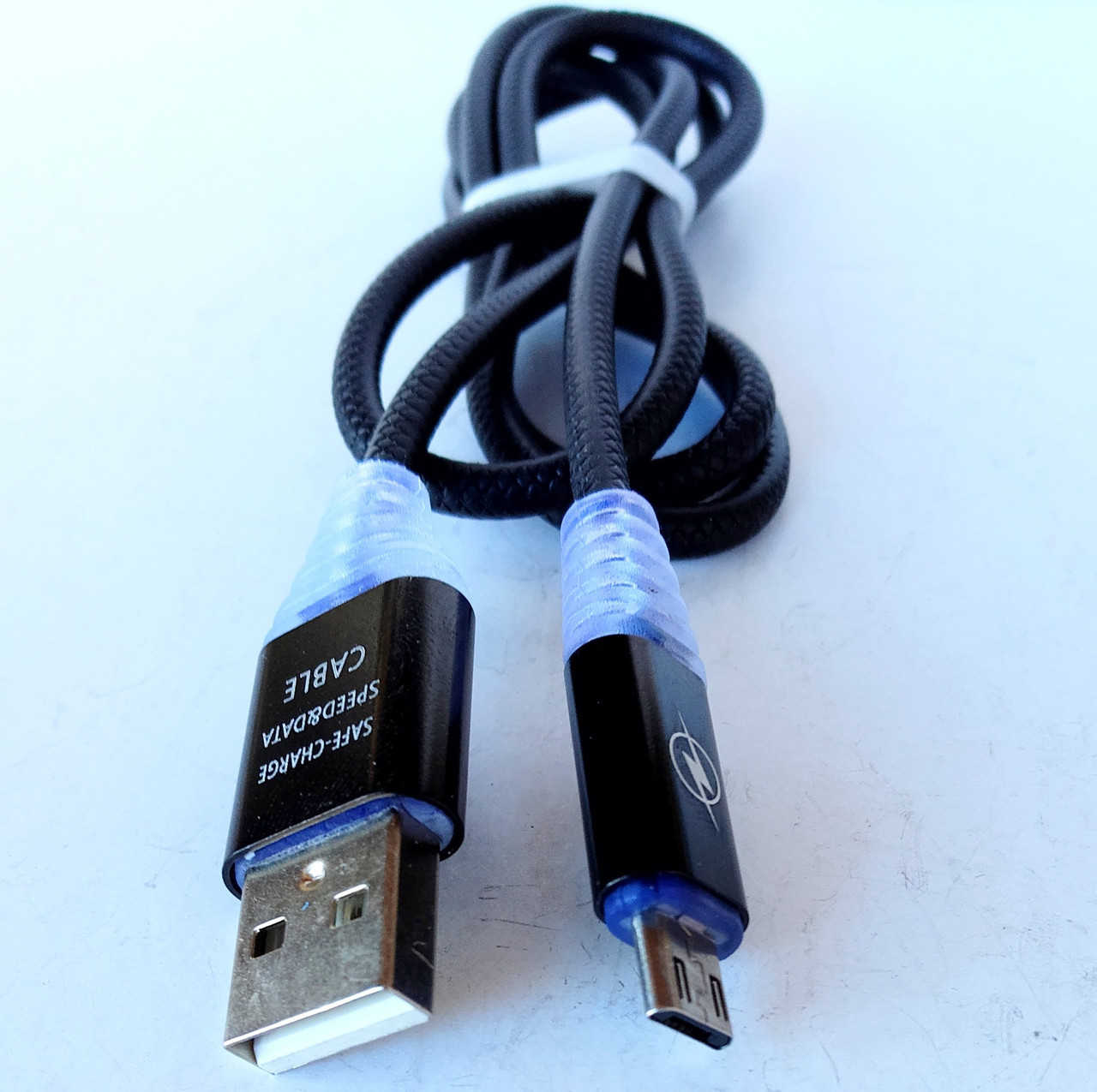 Кабель AR 66 LED Micro USB Шнур для Заряджання та Передавання даних
