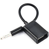 Перехідник AUX Аудіо 3.5 мм (тато) на USB 2.0 (мама) Шнур Кабель, фото 2