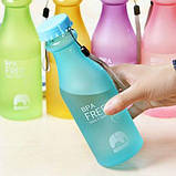 Пляшка для спорту матова BPA Free 550 мл як My Bottle +спортивна, фото 4