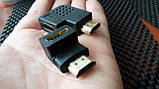 Перехідник HDMI 90,270 градусів, вертикальний, горизонтальний хд, фото 4