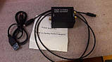 Конвертер аудіо цифри в аналог оптичний/оптичний адаптер ЦАП, фото 3
