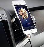 Кабель Аудіо AUX 3.5 jack 1.5 м (кут 90°) Пружина Шнур Стерео, фото 4