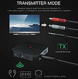 2 в 1 Bluetooth V4.2 KN-319 Аудіо Передавач і Приймач (Transmitter+Receiver) з акумулятором, фото 2