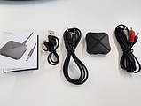 2 в 1 Bluetooth V4.2 KN-319 Аудіо Передавач і Приймач (Transmitter+Receiver) з акумулятором, фото 5