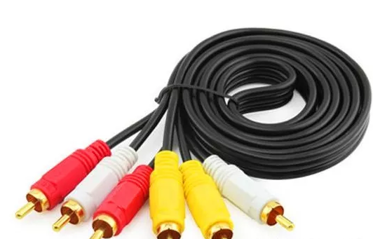 Аудіо + відеокабель тюльпани 3 x RCA AV-довжина 1.5 м шнур композитний