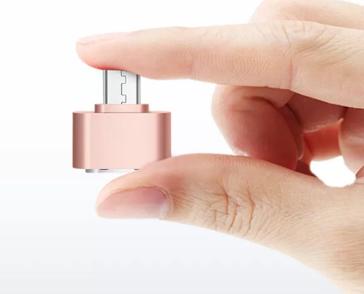 МініOTG перехідник microUSB —> USB для телефона планшета адаптер ОТГ