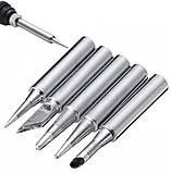 Набір Сталевих Жал 5 шт. 900M-T для паяльників і паяльних станцій, фото 2