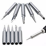 Набір Сталевих Жал 5 шт. 900M-T для паяльників і паяльних станцій, фото 4