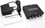 Конвертер перехідник HDMI на компонентний YPbr+audio, фото 3