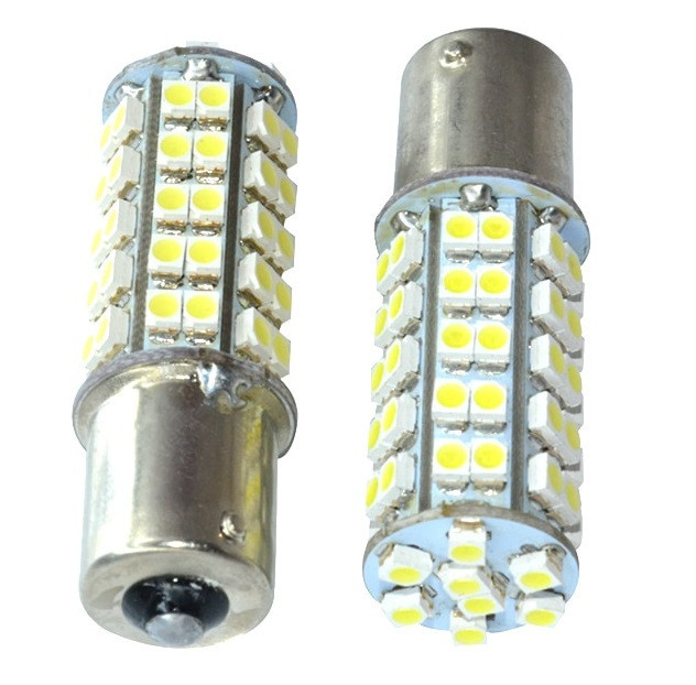 Світлодіодна Автолампи P21/5W 1156 68SMD 3528 12V BAY15D (білий)