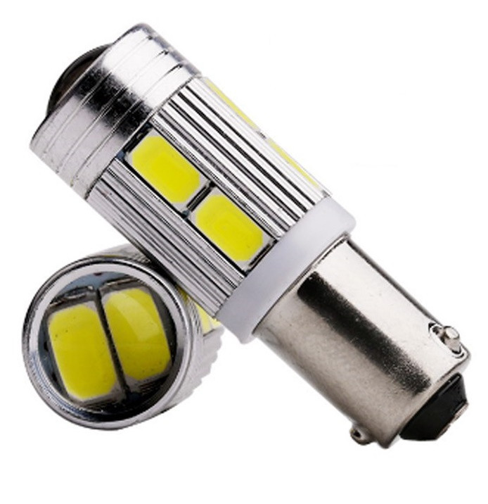 LED T10 W5W 194 BA9S 5630 12 V 10 SMD Лампа в Автомобіль (Біла)