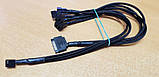 Перехідник керований 43 см SATA/MOLEX на 5 кулер 4 pin hub кулер fan, фото 7