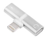 Splitter Double Lightning 2 в 1 Навушники та зарядка iPhone 7 8 Plus Адаптер Спліттер Перехідник Розгалужувач, фото 2