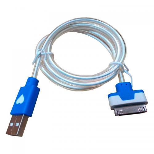 USB-датчик для Iphone 2g 3g 4 4s, світний, фото 1