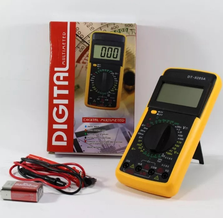 Мультиметр Цифровий DT-9205A Digital Multimeter Тестер