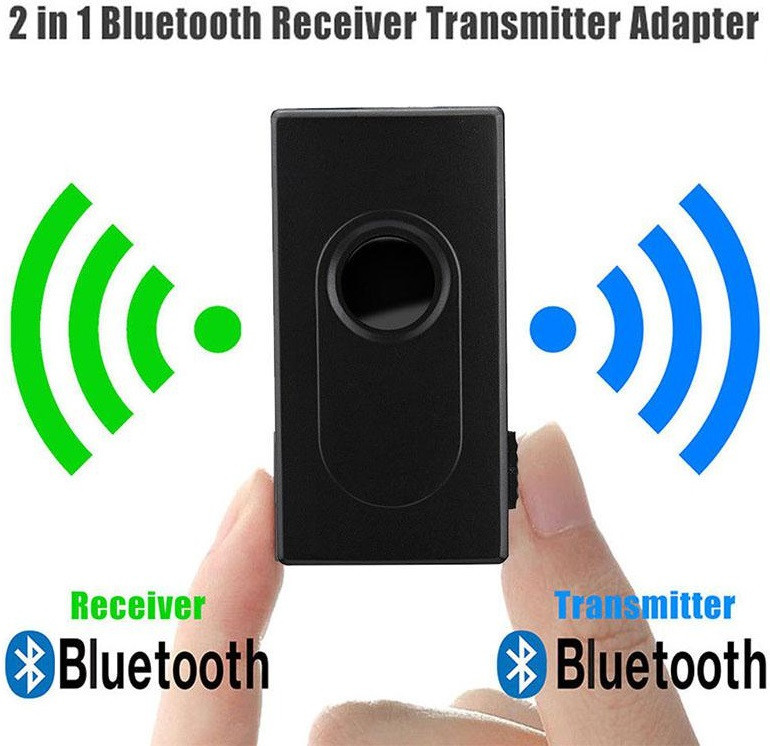 2в1 Аудіо Передавач Приймач Bluetooth 4.2 з акумулятором Трансмітер