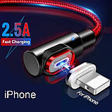 Конектор USB iPhone на Магнітний Кабель GETIHU Marjay з Підтримкою Швидкого Заряджання 2,5 А Перехідник, фото 3