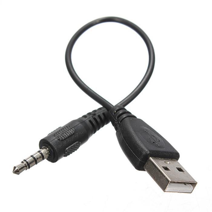Кабель AUX Аудіо 3.5 мм (тато-тато) USB 2.0 Шнур Перехідник MP3
