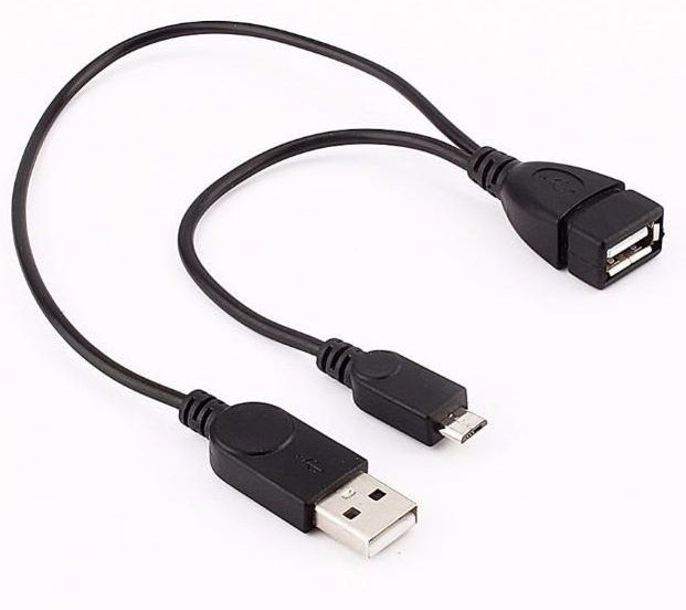 Кабель Power MicroUSB Host OTG для Sony Samsung та ін.