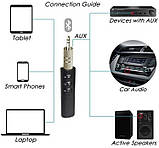 Гарнітура Bluetooth AX-03 4.1 AUX 3.5 мм Бездротовий Навушники Приймач Ресивер Блютуз Авто, фото 4