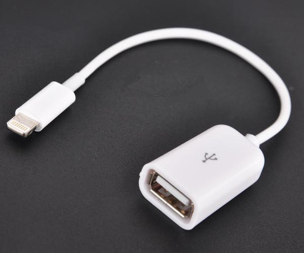 Адаптер OTG USB Apple iPhone 14 13 12 11 10 8 7 6 6S 5 5S iPad Перехідник Lightning