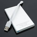 Тонкий Power Bank 12000mAh Портативний Зарядний пристрій, фото 3