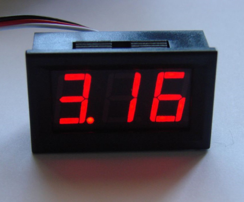 Цифровий Вольтметр DC 0-30V Тестер Автомобільний