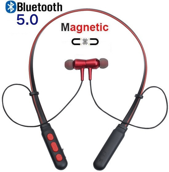 Бездротові Bluetooth V5.0 HI-FI Навушники Nouvve B11 SPORT Магнітні Гарнітура