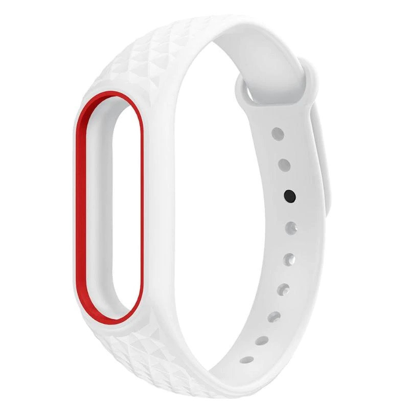 Браслет Xiaomi Mi band 2 Ремінець Силіконовий для Смарт Часів (рифленний)