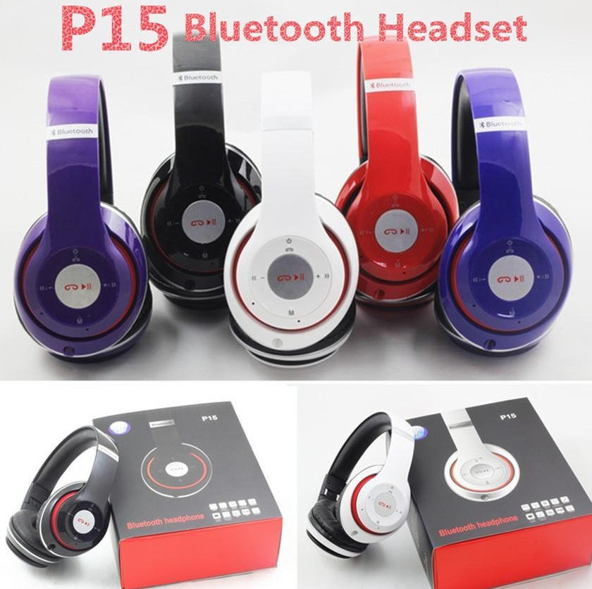 Навушники P15 MP3 FM SD Bluetooth Мікрофон