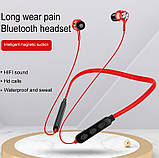 Навушники IPX7 Bluetooth 5.0 HI-FI SPORT Магнітні Бездротові Гарнітура, фото 3