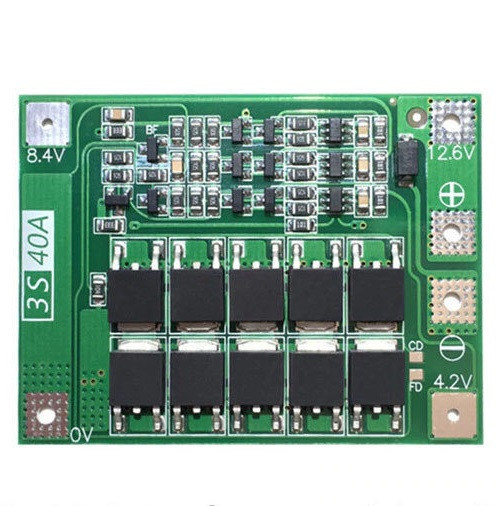Контролер Заряду Розряду BMS 3S 40A 12.6 V