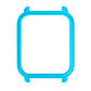Захисний бампер для смарт годинника Amazfit Bip / Bip Lite блакитний, фото 2