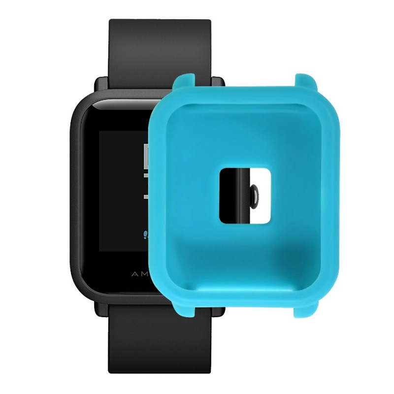 Захисний чохол для смарт годинника Amazfit Bip / Bip Lite / Bip S блакитний