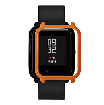 Захисний бампер для смарт годинника Amazfit Bip / Bip Lite помаранчевий