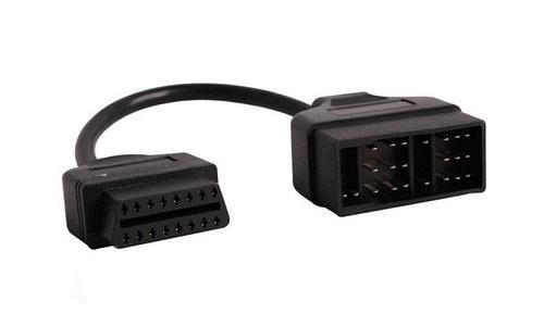 Перехідник з OBD2 16pin (мама) на Toyota 17pin (тато), фото 1