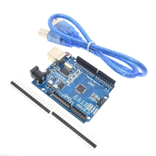 Arduino Uno R3 ATmega328P-AU USB AVR CH340G плата + USB кабель