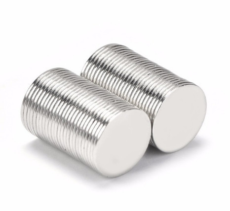 Магніт неодимовий. Диск 15x1 мм Зчеплення ≈ 1,8 кг 30 шт., фото 1