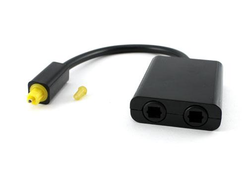 Toslink 1x2 порти сплітер, розгалужувач, комутатор, фото 1