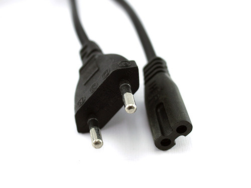 Мережевий кабель живлення 2pin принтера AV-техніки 1.5 м, фото 1
